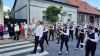 Zagórowska orkiestra podczas procesji Bożego Ciała
